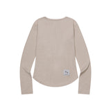 ARINA BUTTON LONG SLEEVE T (4COLOR)