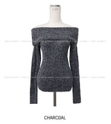 Bianca off-shoulder wool knit