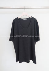 ピーチナッピングスリットインナーボクシーショートスリーブTシャツ