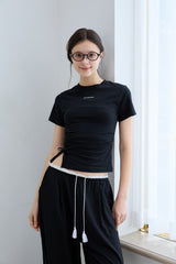 モリラインスリットフローTシャツ