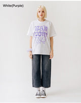 ランダムオフフラワーTシャツ [5COLOR]