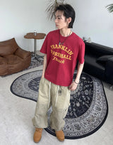 レナードクラックグラフィック半袖Tシャツ