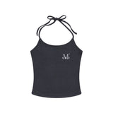 ENOA HALTER NECK CROP SLEEVELESS