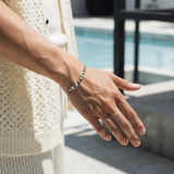 Silver Frost Crystal Bracelet