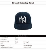 Newyork Button Cap (Navy)