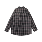 CHECK FRILL POCKET SHIRT (2 COLORS)