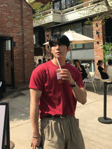 Soft short-sleeved T-shirt