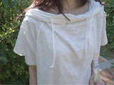 bolt hood tee