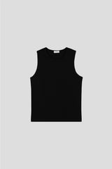 Waffle Crop Sleeveless Tee