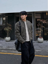 Slav pintuck cargo banding pants
