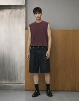 Washed Vintage Wide-Shoulder Tank