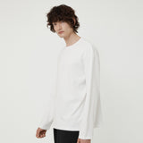 MAN エッセンシャルロングスリーブT WHITE