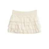 Frill lace banding mini skirt 231138038