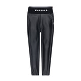 Faux leather leggings