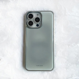 Fog gray silver epoxy case