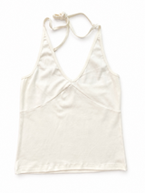 halter neck sleeveless top