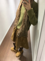 Tingle Suede Midi Skirt (2color)