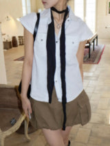 Wave See-through Wrinkle Long Scarf