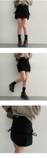 DN Pocket String Miniskirt (belt SET)