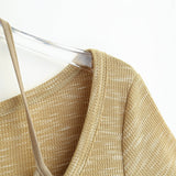 String wrap button short sleeve cardigan top 231216035