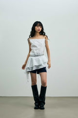 NYX MINI DRESS / WHITE