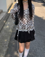 プリーツアンバランススカート