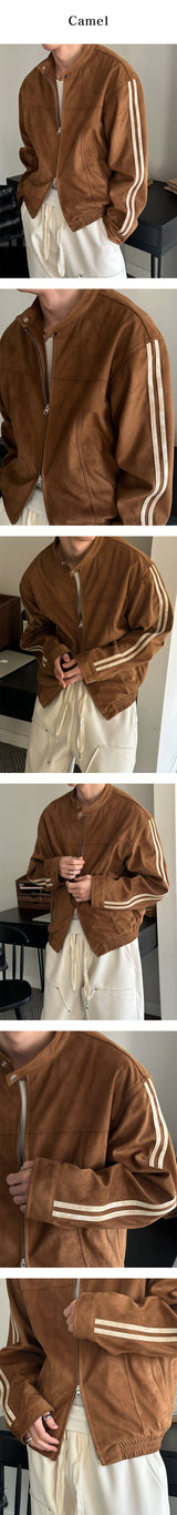 [F/W] Track suede jacket(4color)