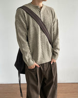 Tog Cable Henley Knit