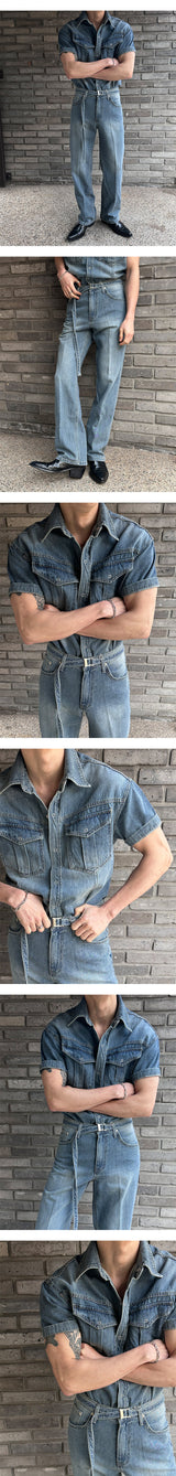 [SET UP 가능] クールエバーベルトストレートパンツ(3color)