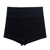 2wayジッパースリムクロップフード & フォルディングローショートパンツセット (4 colors)
