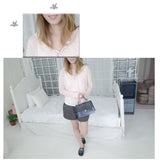 sheer rib button cardigan (2c)