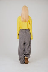 COLOR POP TURTLENECK T-SHIRTS - YELLOW