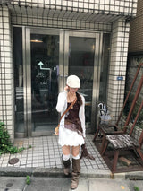 ヌナエレイヤードレーススリーブ