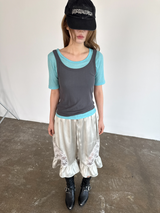 net sleeveless top 