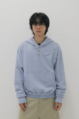  BPT Symbol Logo Appliqué Hoodie Sky Blue