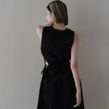 waist side hole one piece