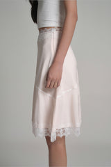 Fairy Lace Flow Skirt, Pink