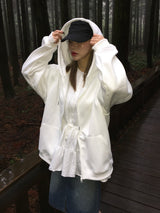 Uni Over Two-Way Zip-Up Hoodie (7c)