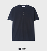Look Lachief Standard Henry Neck Ribbed Short Sleeve