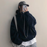 Shortlee boxy fleece zip-up jumper