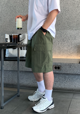 カイパーハーフバミューダナイロンカーゴショーツ