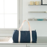 logo duffle bag_navy
