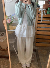 #ダイアリーリブワイドトレーニングパンツ (2color)