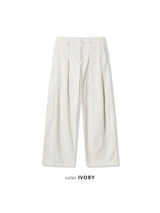 M2 WOOL REVERSE TUCK SLACKS