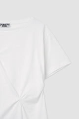 ピンチコットンTシャツ / アイボリー