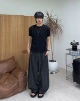 [1+1] Reton Stitch Muscle Knit Short Sleeve Tee