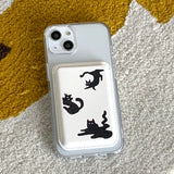 スリーブラックキャットMagsafeカードポケット