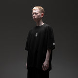 HIERARCHY STUDIOS Unruled - ブラックスピリットベッセルワイドオーバーサイズTシャツ