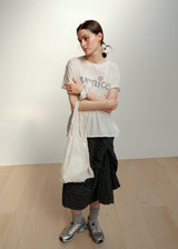 レースフラワーシュシュ_Beige&Cream