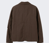 Crop Leisure Utility Jacket Brown